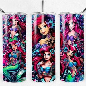 Little Mermaid tattoos 20oz Tumbler